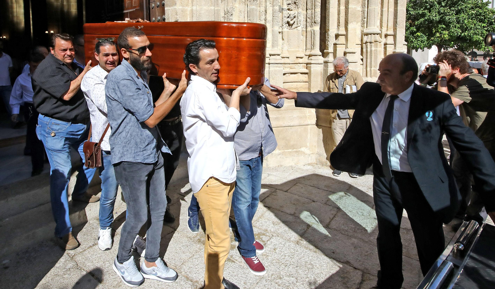 Funeral de Fernando de la Morena en Santiago