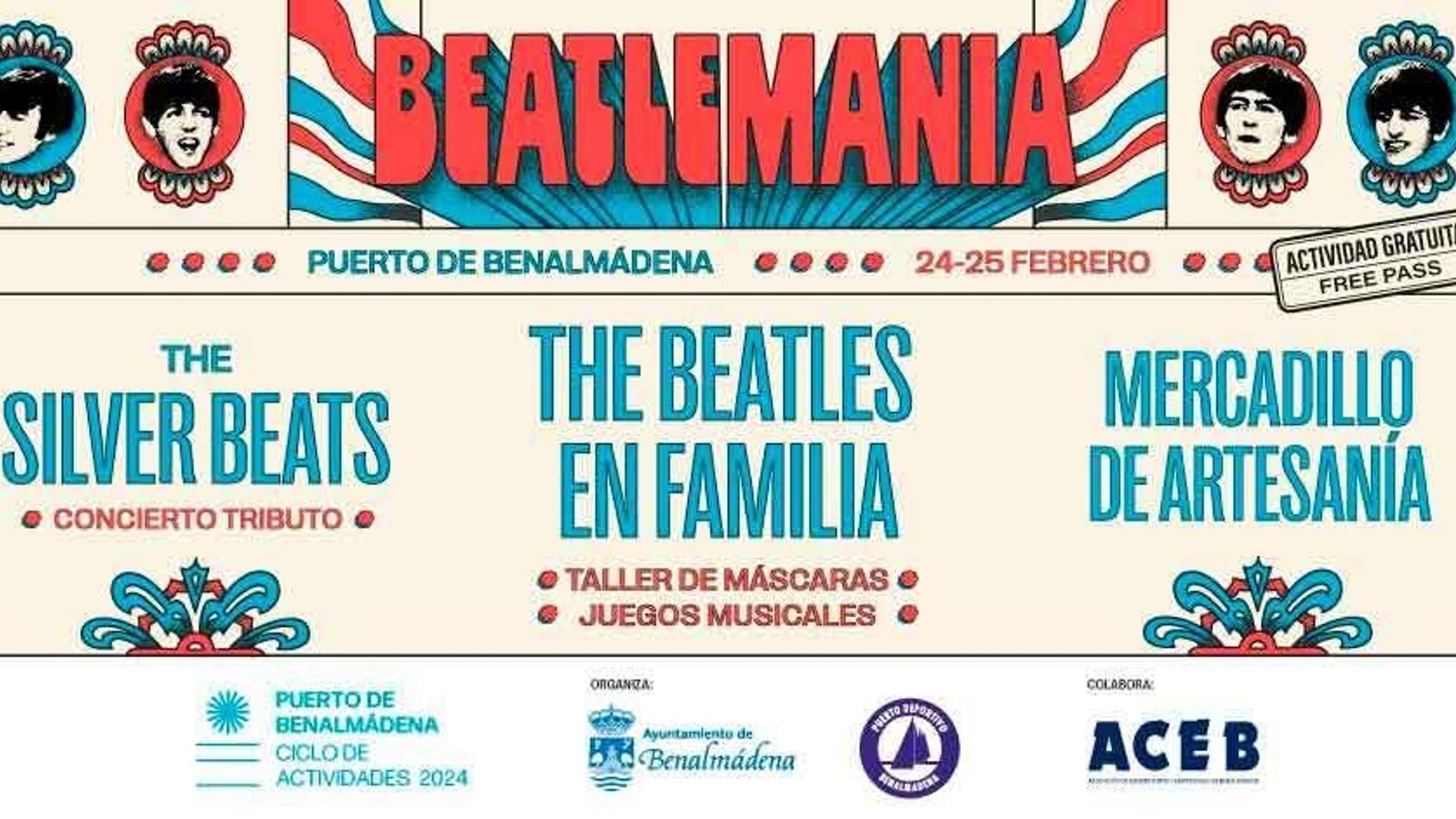 Cartel de Beatlemanía