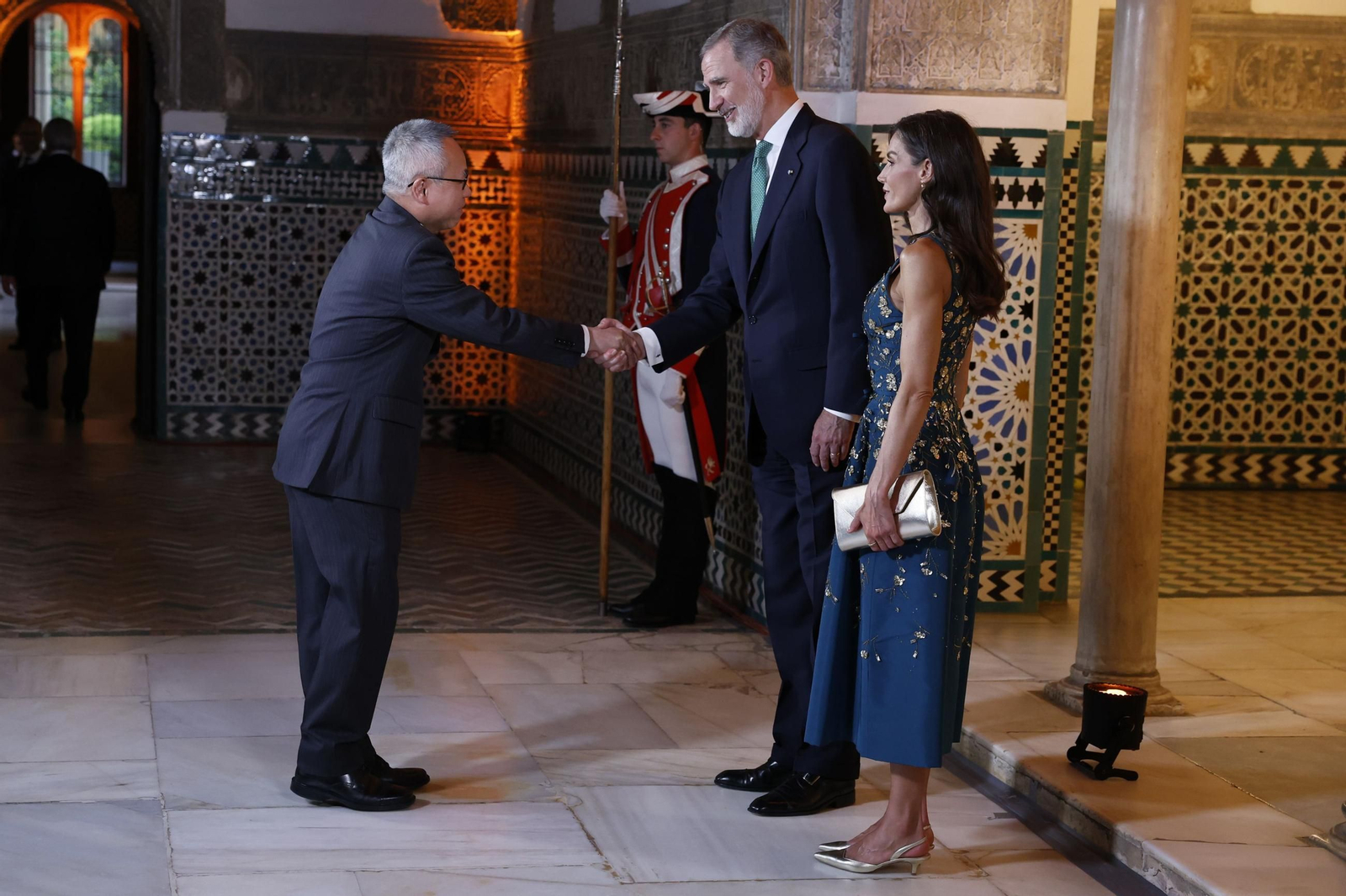Las fotos de la cena de gala dada por los Reyes previa a la cumbre de la ONU en Sevilla