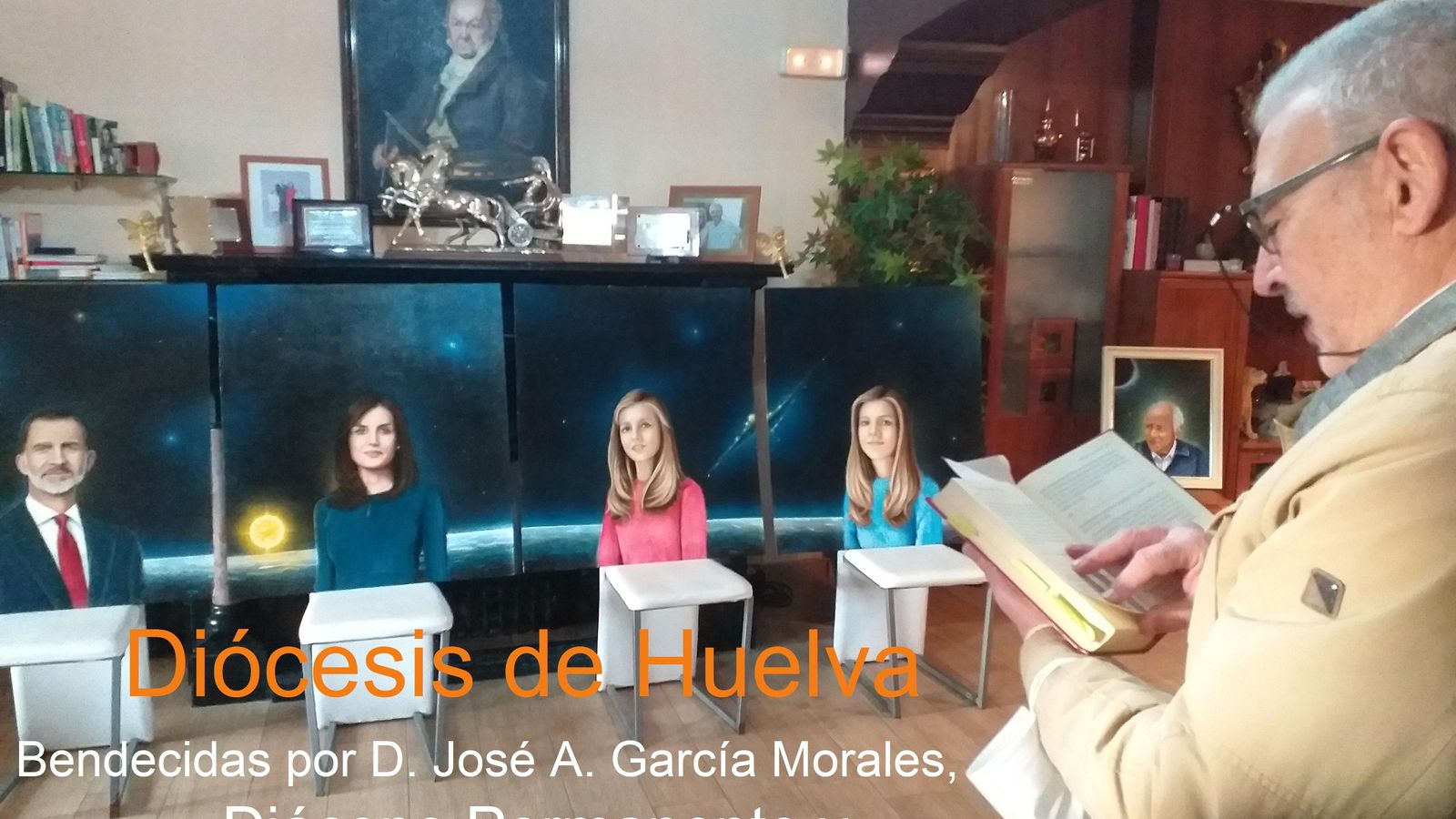 Bendición de las obras de la Familia Real