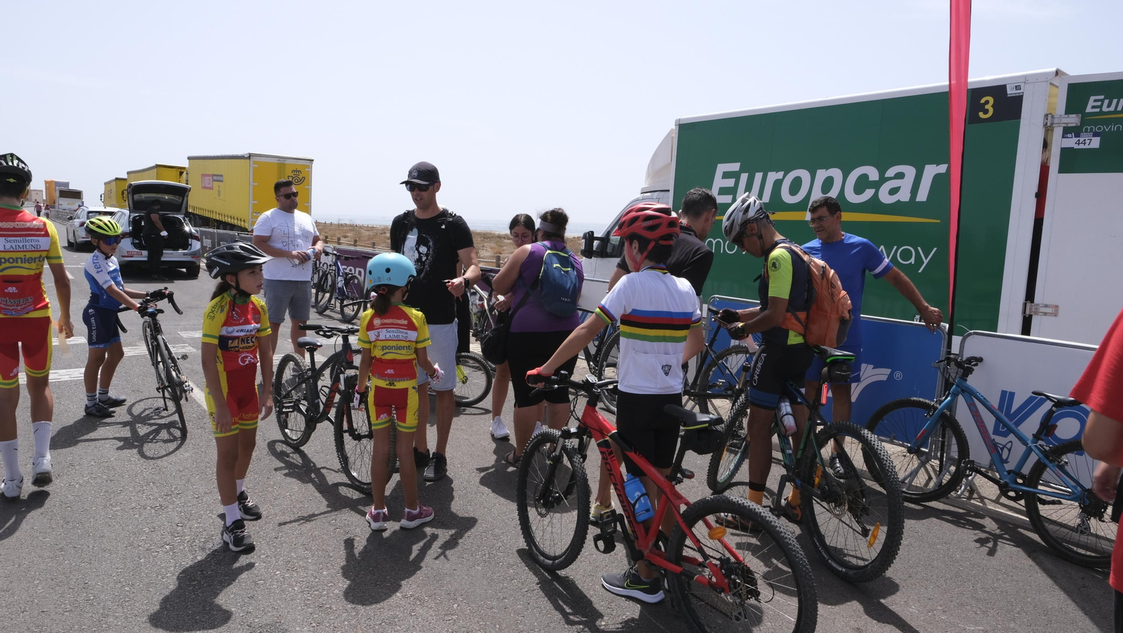 Imágenes de la etapa de la Vuelta a España con llegada en Cabo de Gata, Almería