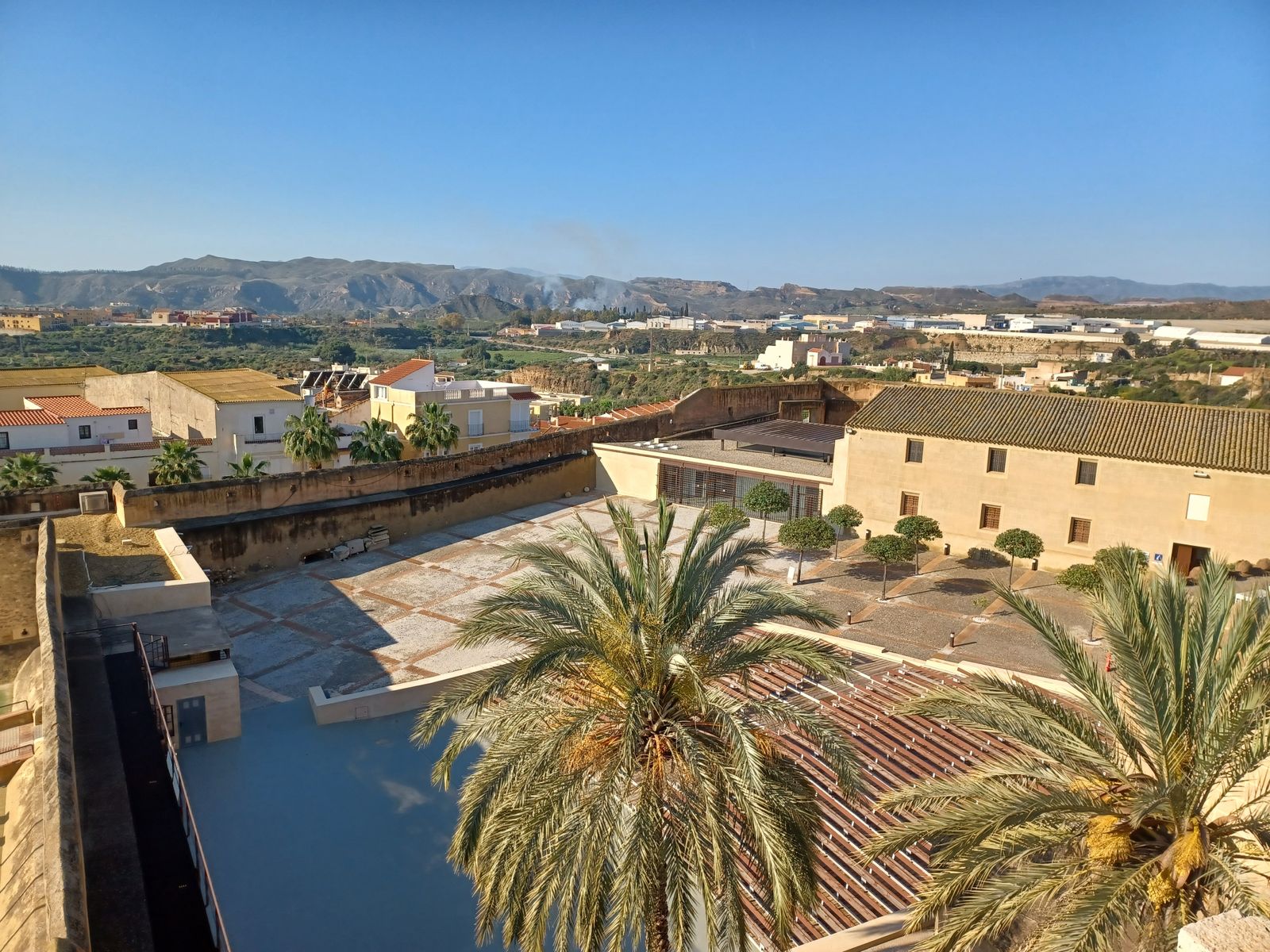 Vista del Castillo de Cuevas del Almanzora.