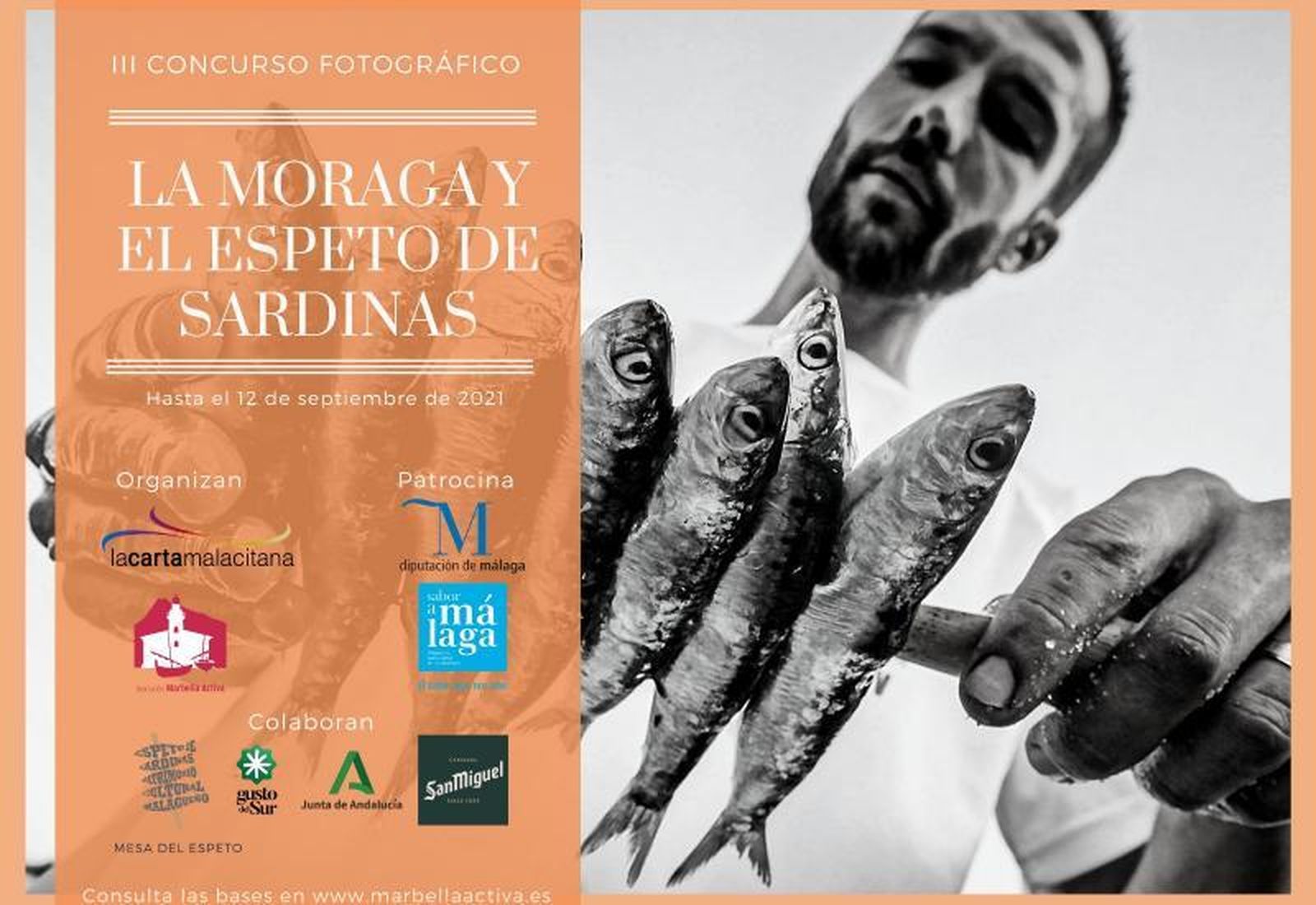 El cartel del III Concurso Fotográfico 'La moraga y el espeto de sardinas'