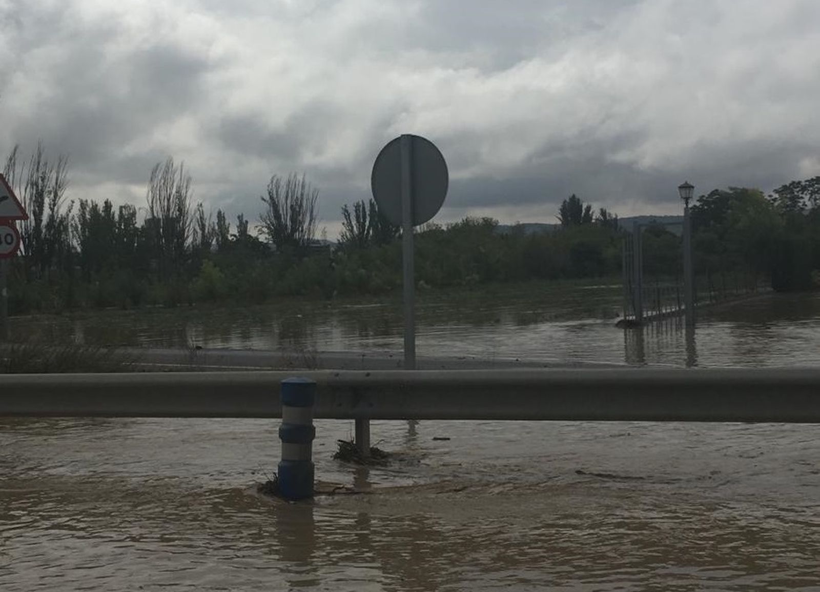 El desbordamiento del río Salado, en imágenes