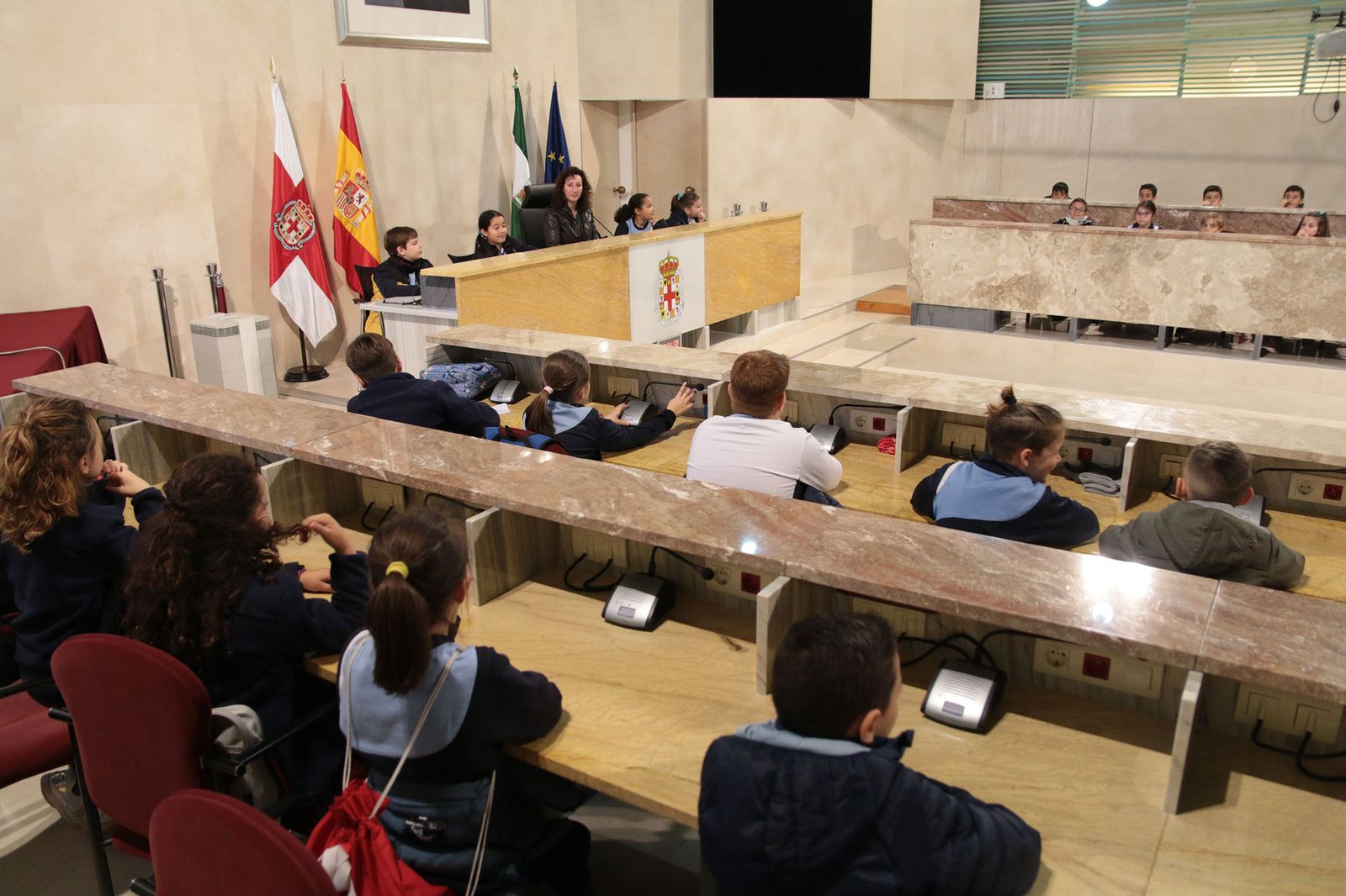 Los alumnos de la SAFA, concejales por un día