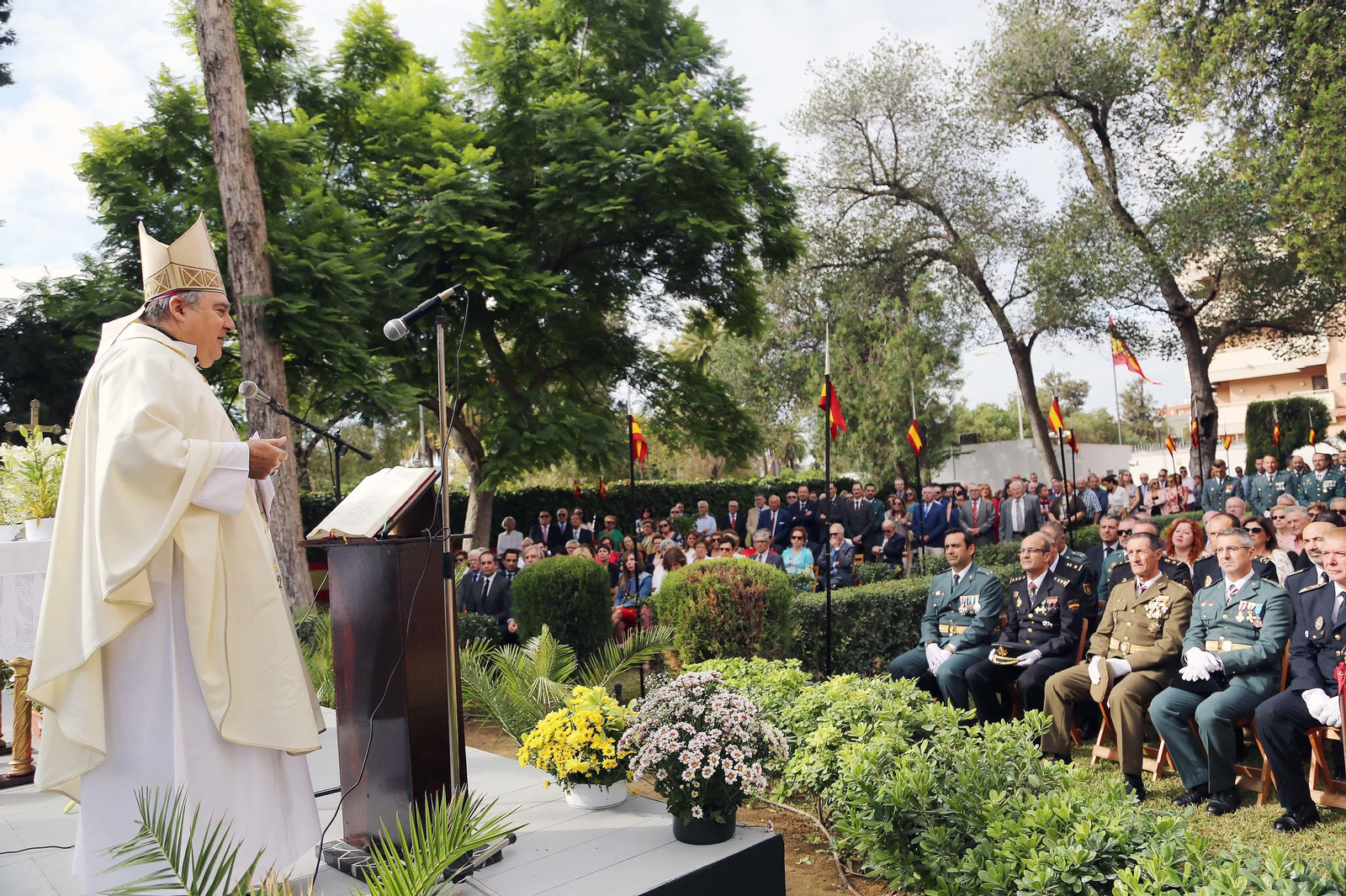 Imágenes del acto de la Guardia Civil