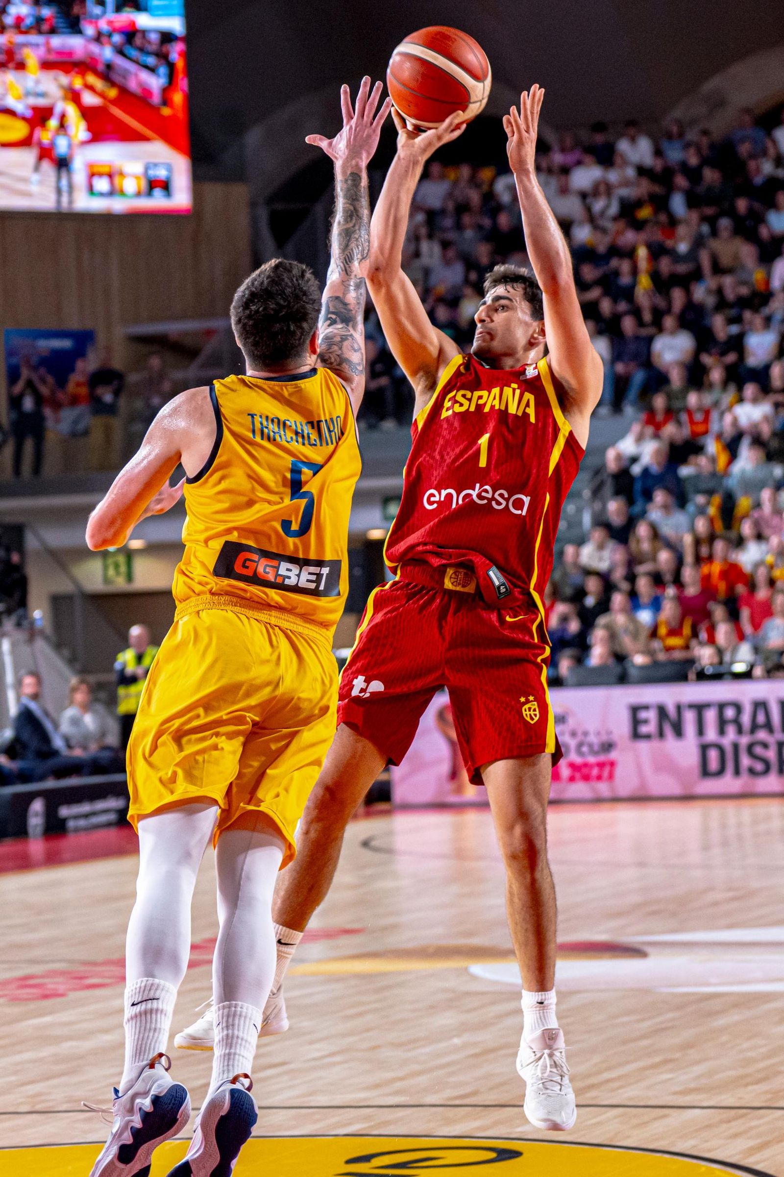 Las mejores fotos del España-Ucrania de baloncesto