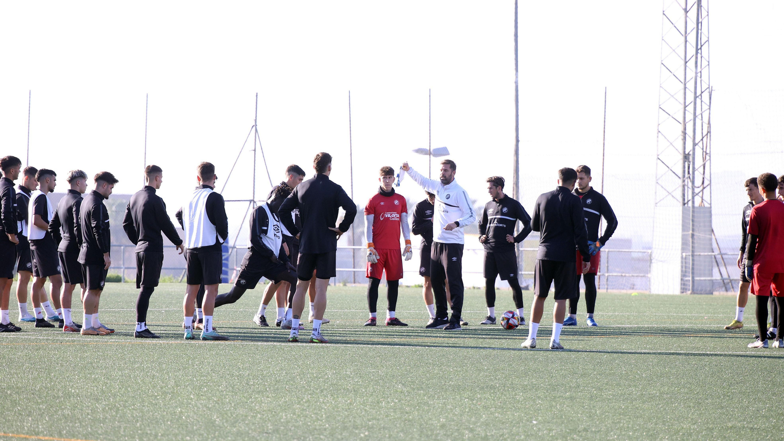 Primer entrenamiento del Xerez DFC en Picadueñas