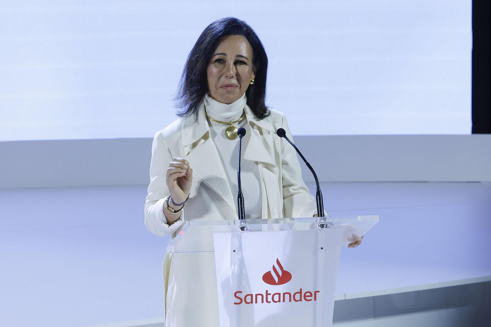 Ana Botín, presidenta del Banco Santander, en una imagen tomanda hace unos días. Ana Botín, presidenta del Banco Santander, en una imagen tomanda hace unos días.