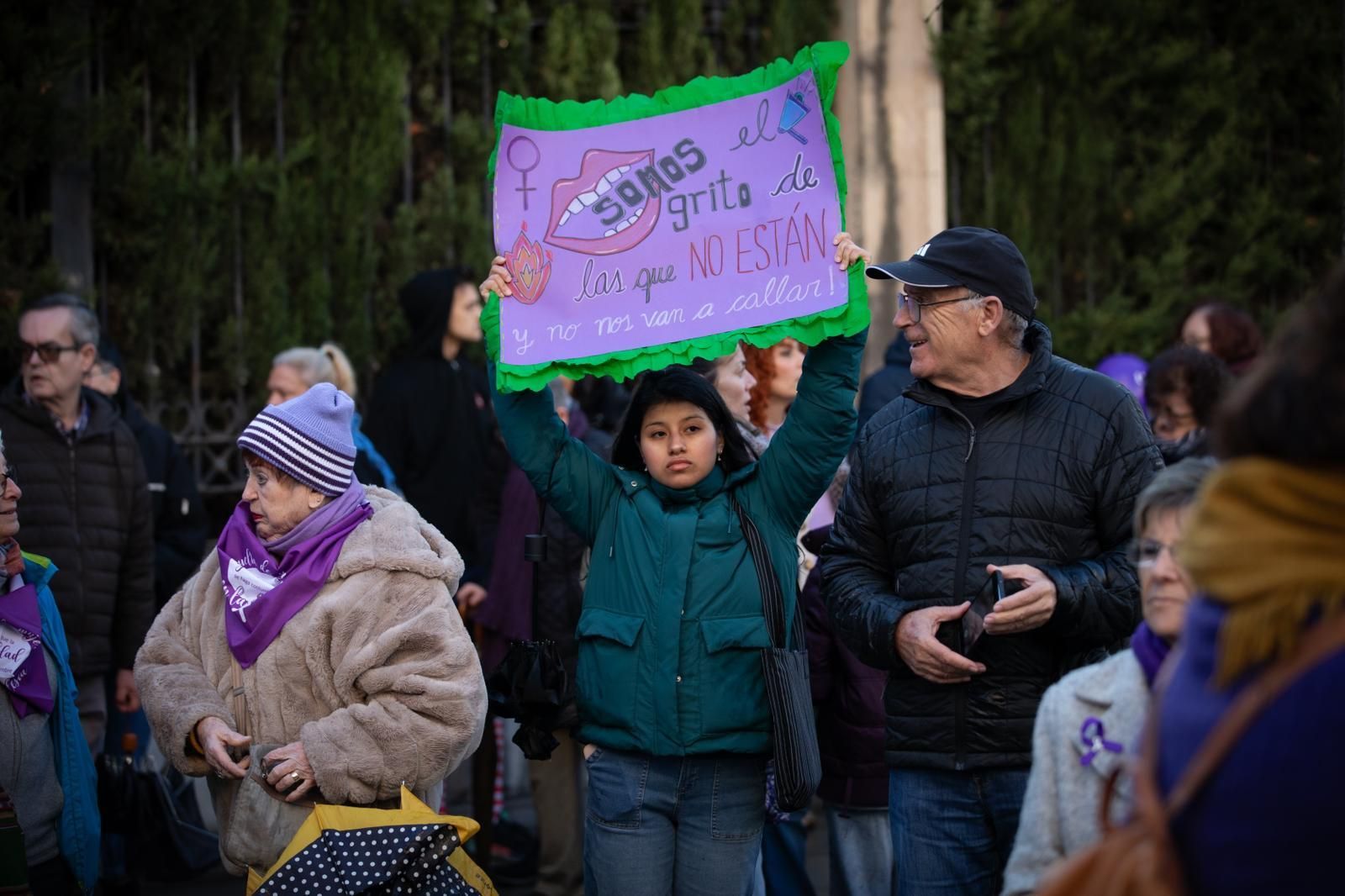 La manifestación del 8M por el Día de la Mujer, en marcha