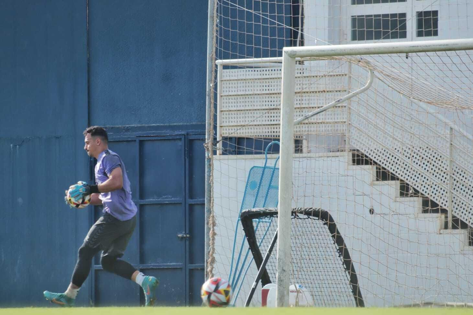 El entrenamiento del Málaga CF, en fotos