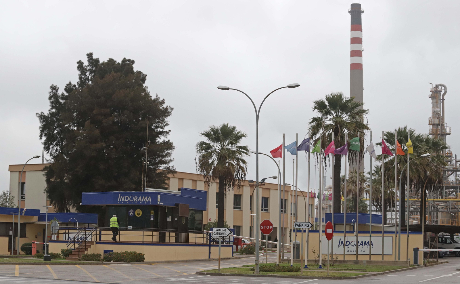 La factoría de Indorama, en San Roque.