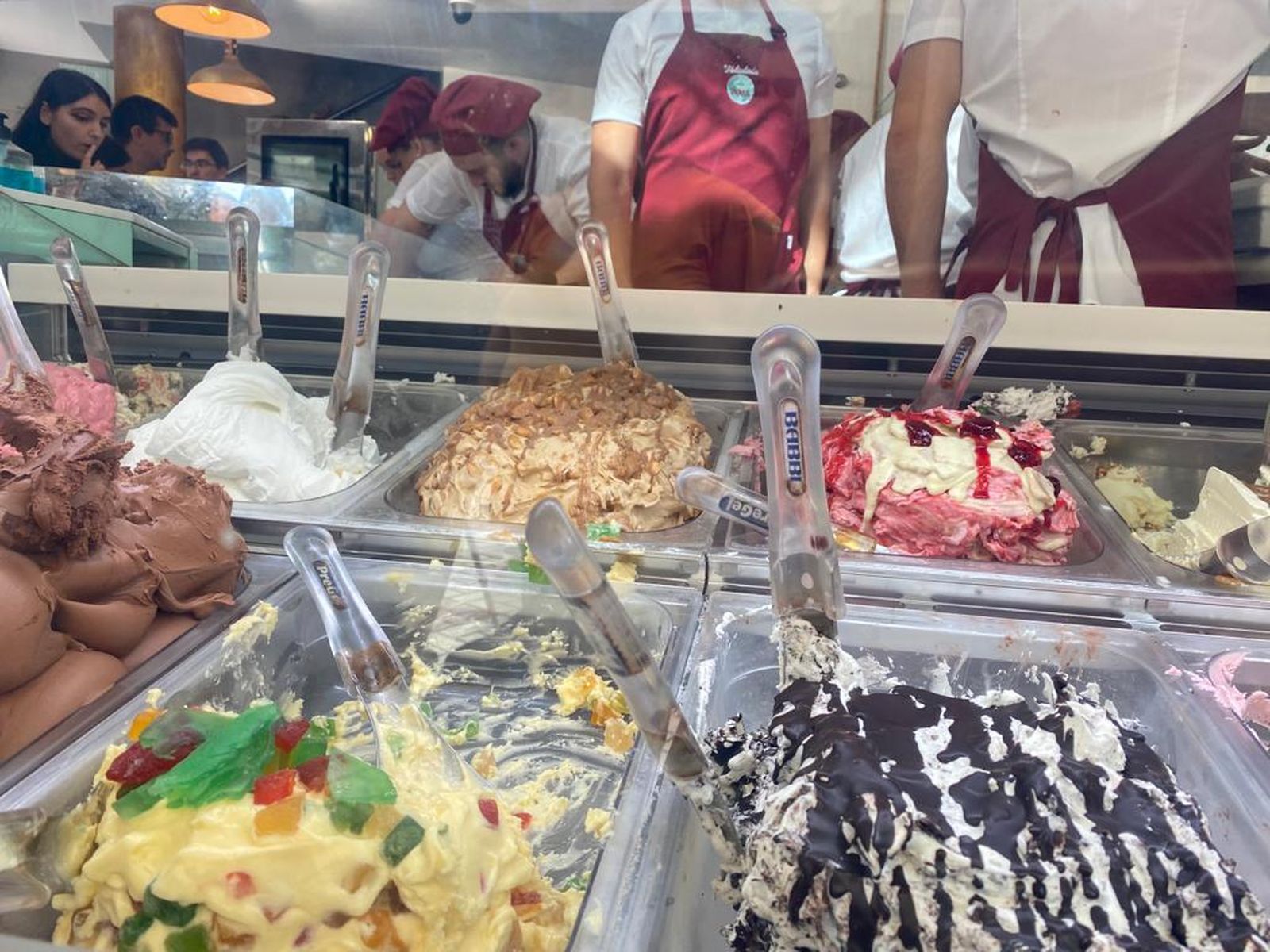 Uno de los expositores de la Heladería Inma.