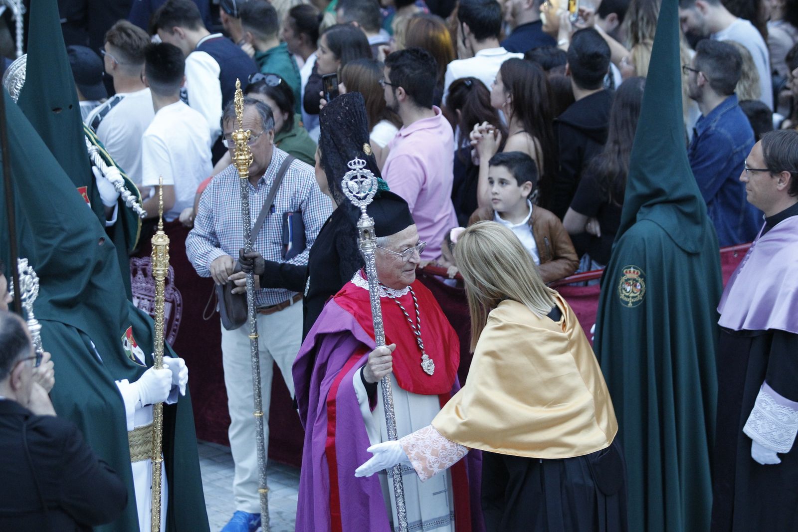 Imágenes de la Procesión de Estudiantes. Semana Santa Almería 2019
