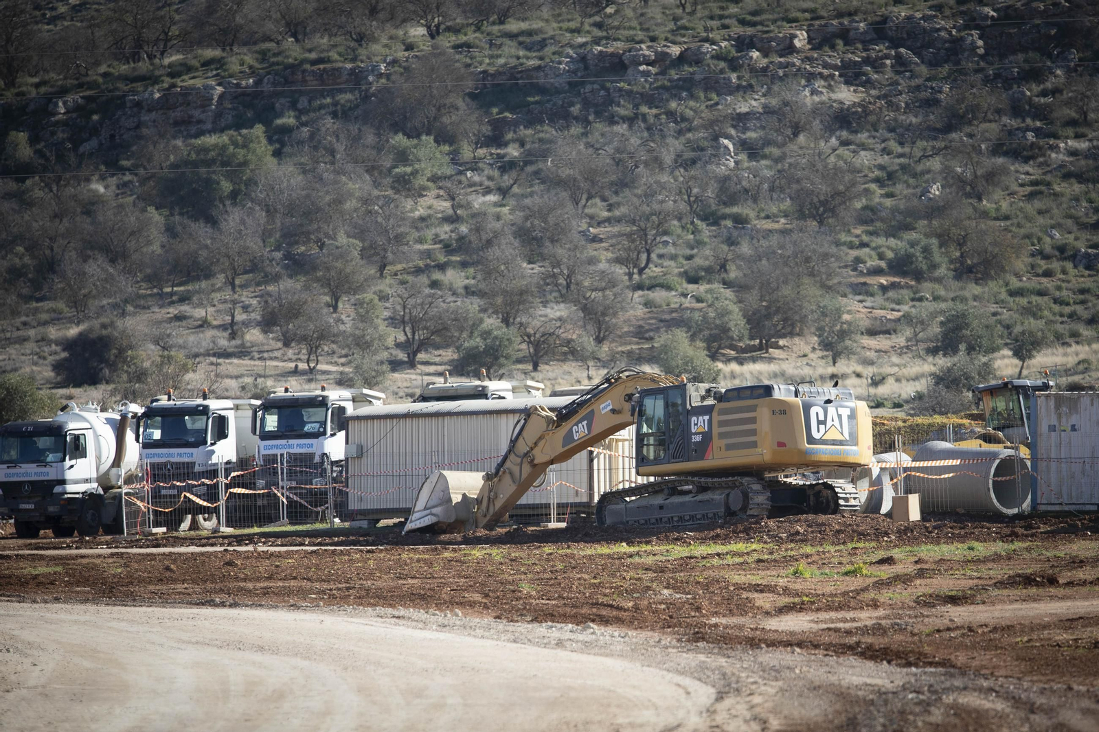 Así están las obras del tramo de Riofrío de la Variante de Loja después de nueve meses en obras