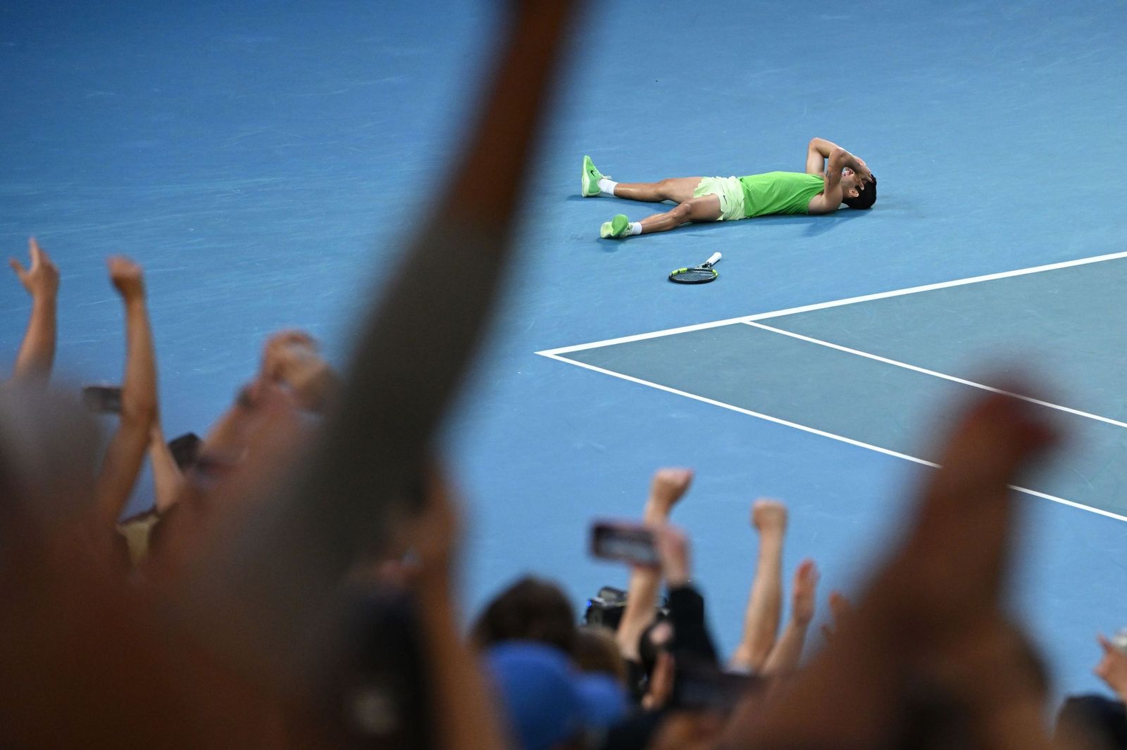 Las fotos del triunfo de Alcaraz en Australia