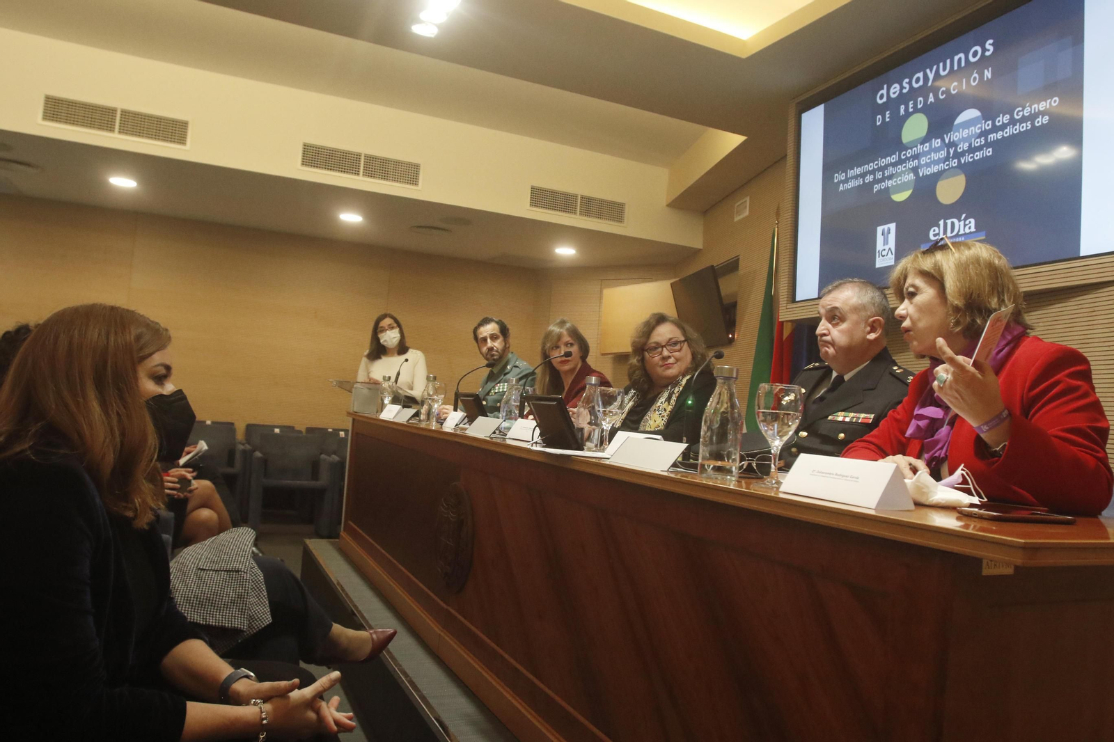 Mesa de redacción de el Día por el 25N, Día Internacional contra la Violencia de Género