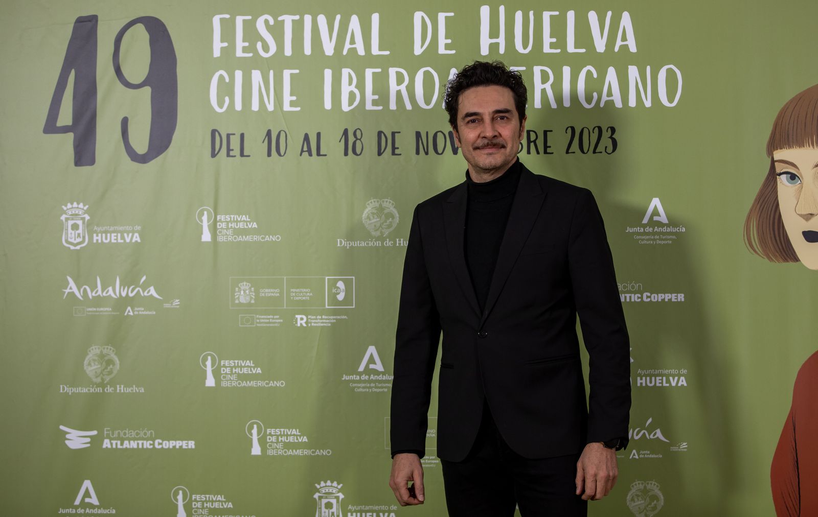 Imágenes de la presentación en Madrid del Festival de Huelva de Cine Iberoamericano