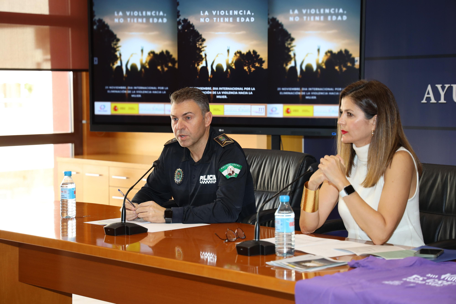 Campaña escolar, charlas, ruta urbana y lectura de manifiesto para conmemorar el 25N en El Ejido