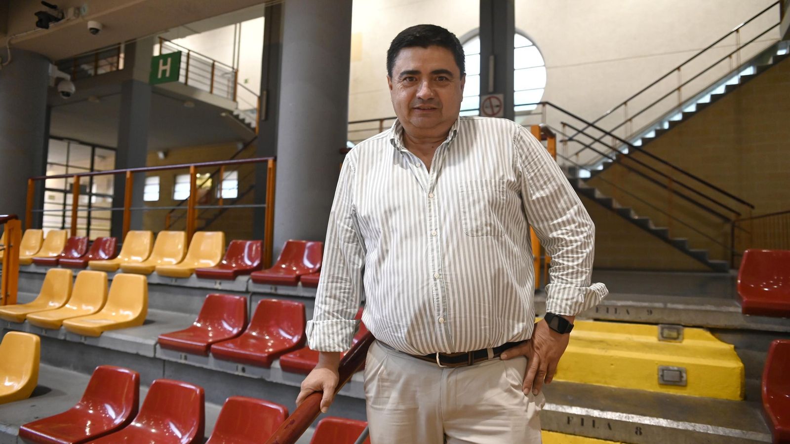 José García Román posa para 'el Día' en Vista Alegre.