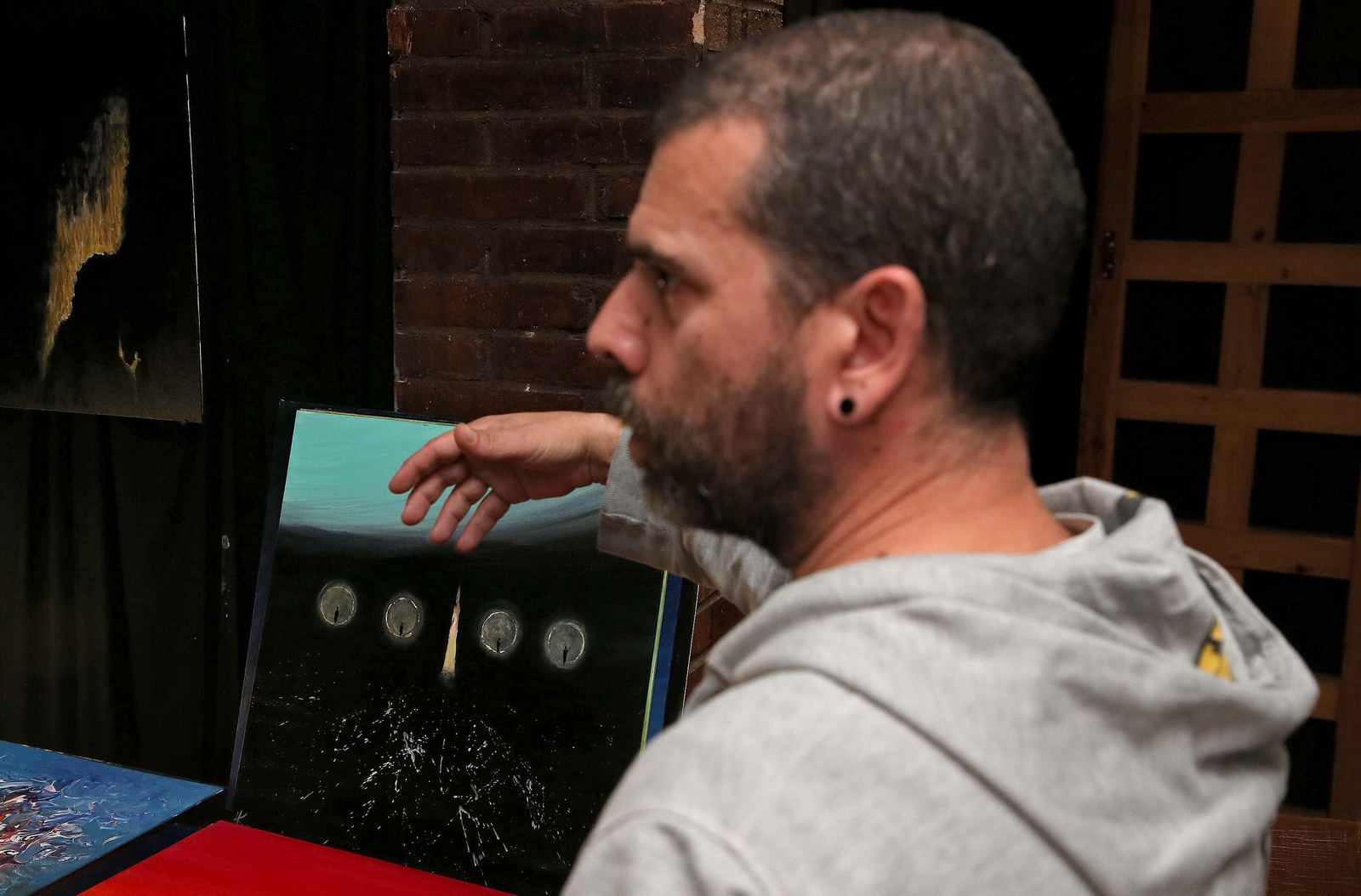 ' Primitivo',  la exposición de Óscar Hidalgo en imágenes