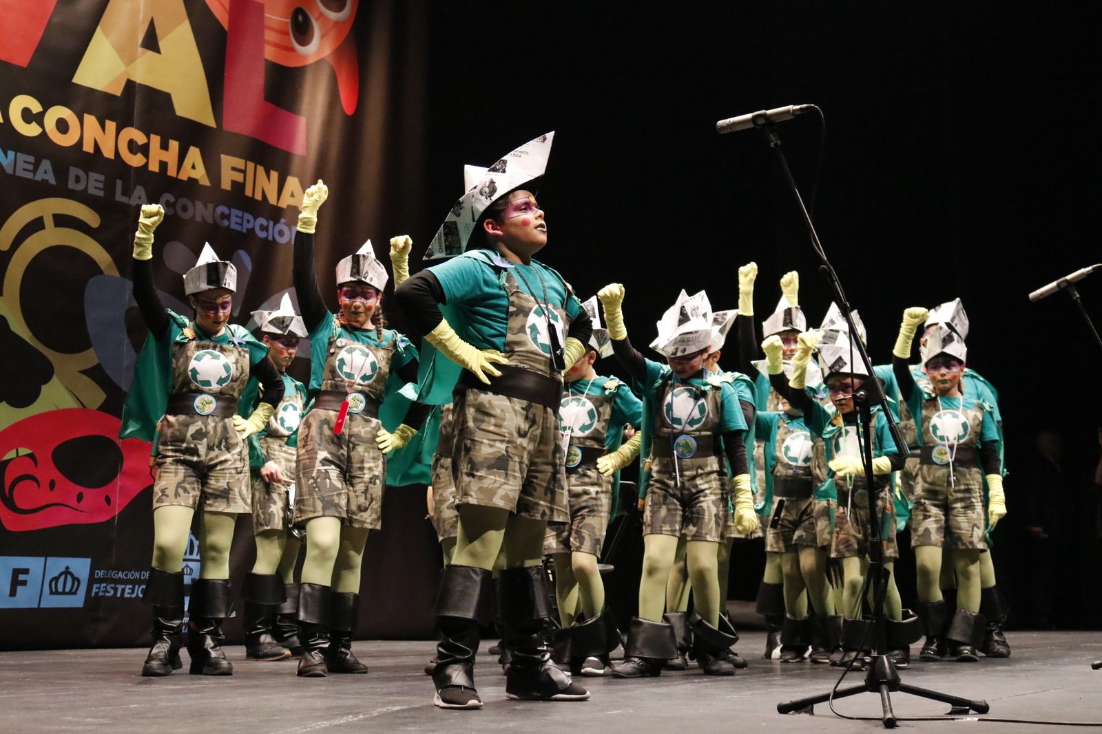 Final del concurso de Carnaval de la Concha Fina de La Línea