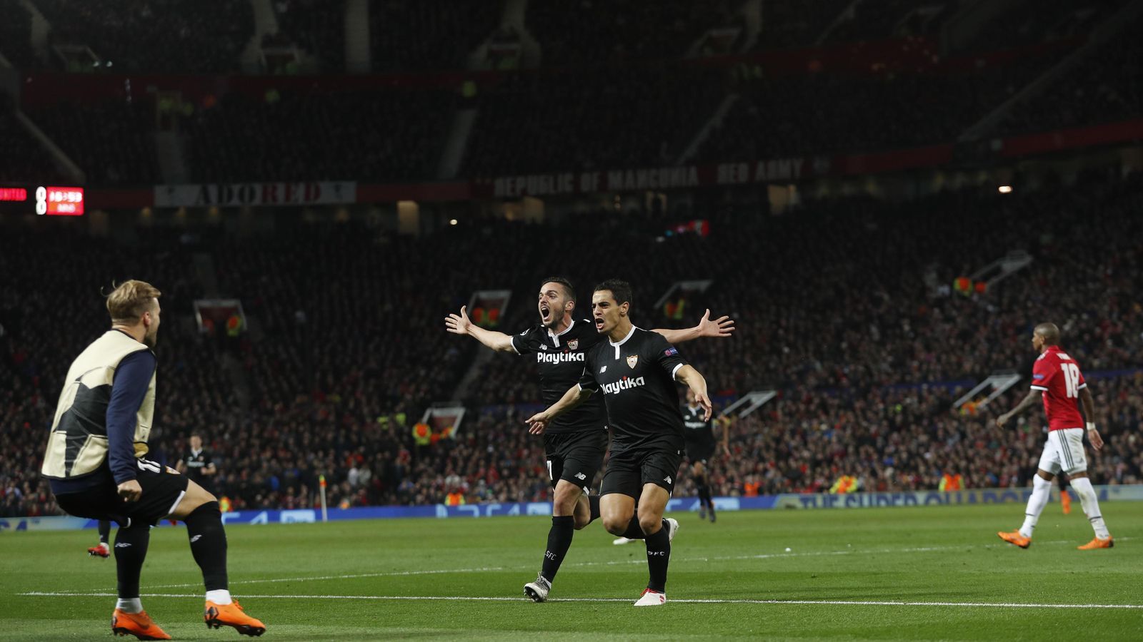 Las imágenes del Manchester United-Sevilla