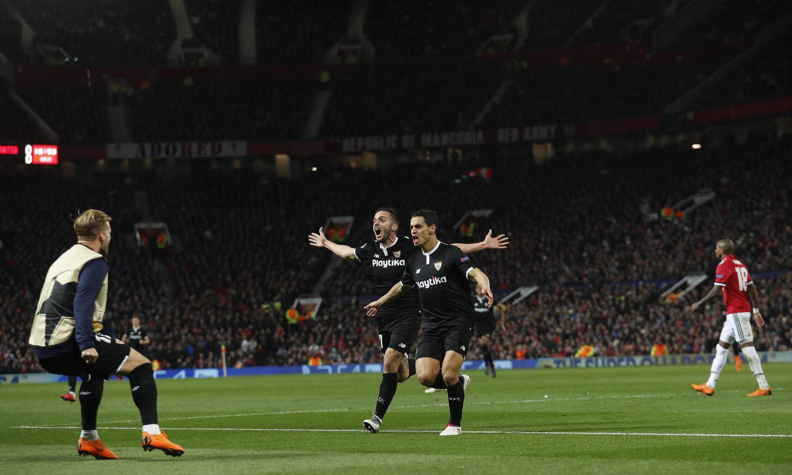 Las imágenes del Manchester United-Sevilla