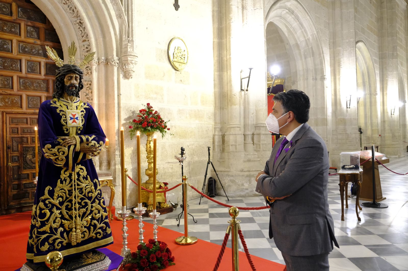 Fotogalería veneración Jesús Cautivo de Medinaceli. Almería