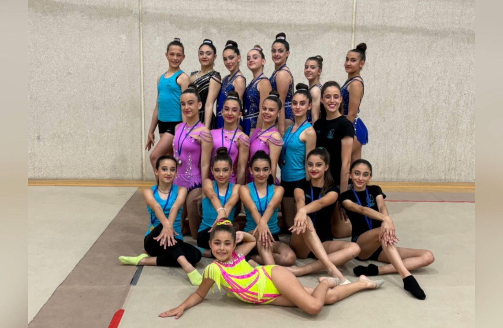 Las representantes del conjunto de Algeciras, en Otura