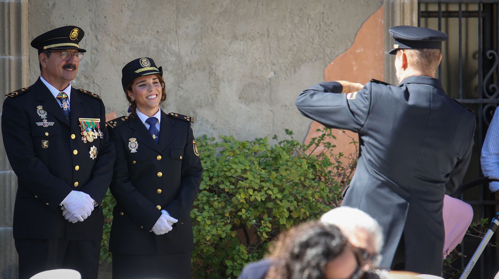 Emotivo acto por el Día de la Policía Nacional celebrado en Jerez