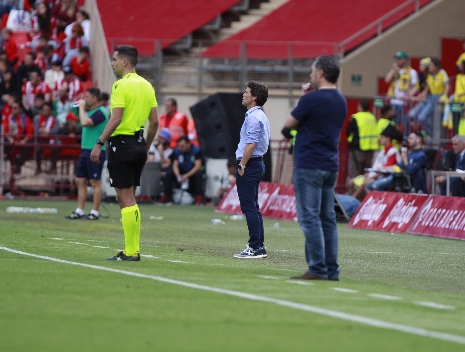 Imágenes del partido de la Liga Santander U.D. Almería-Cádiz C.F.