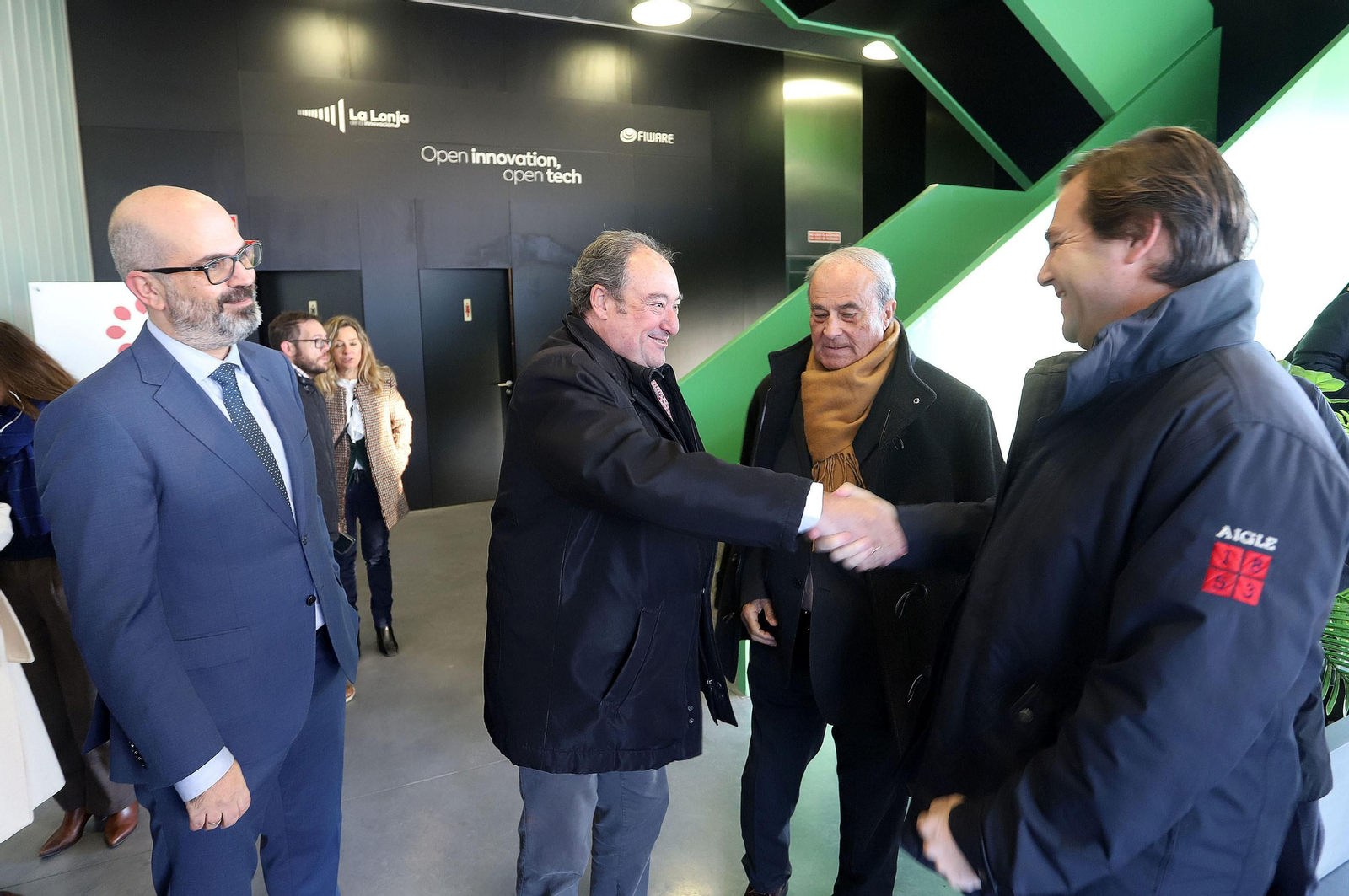 Imágenes de los invitados a la conferencia y desayuno-coloquio con Antonio Sanz en el Foro Joly Andalucía