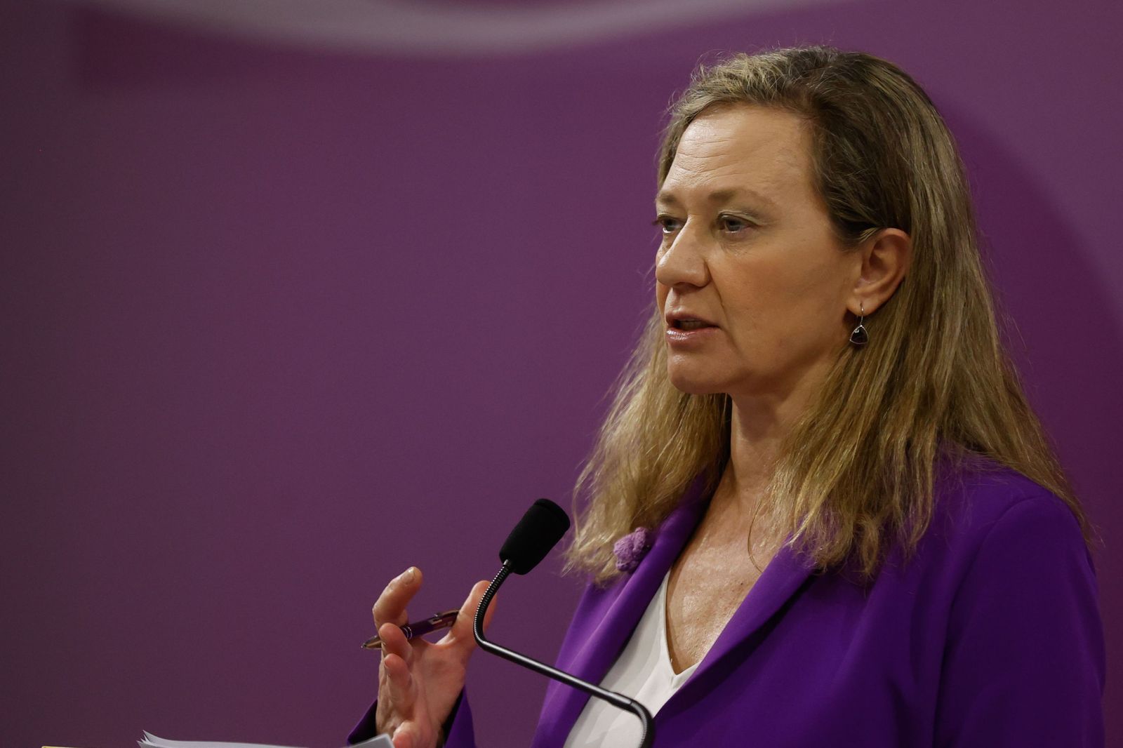 La delegada del Gobierno contra la violencia de género, Victoria Rosell.