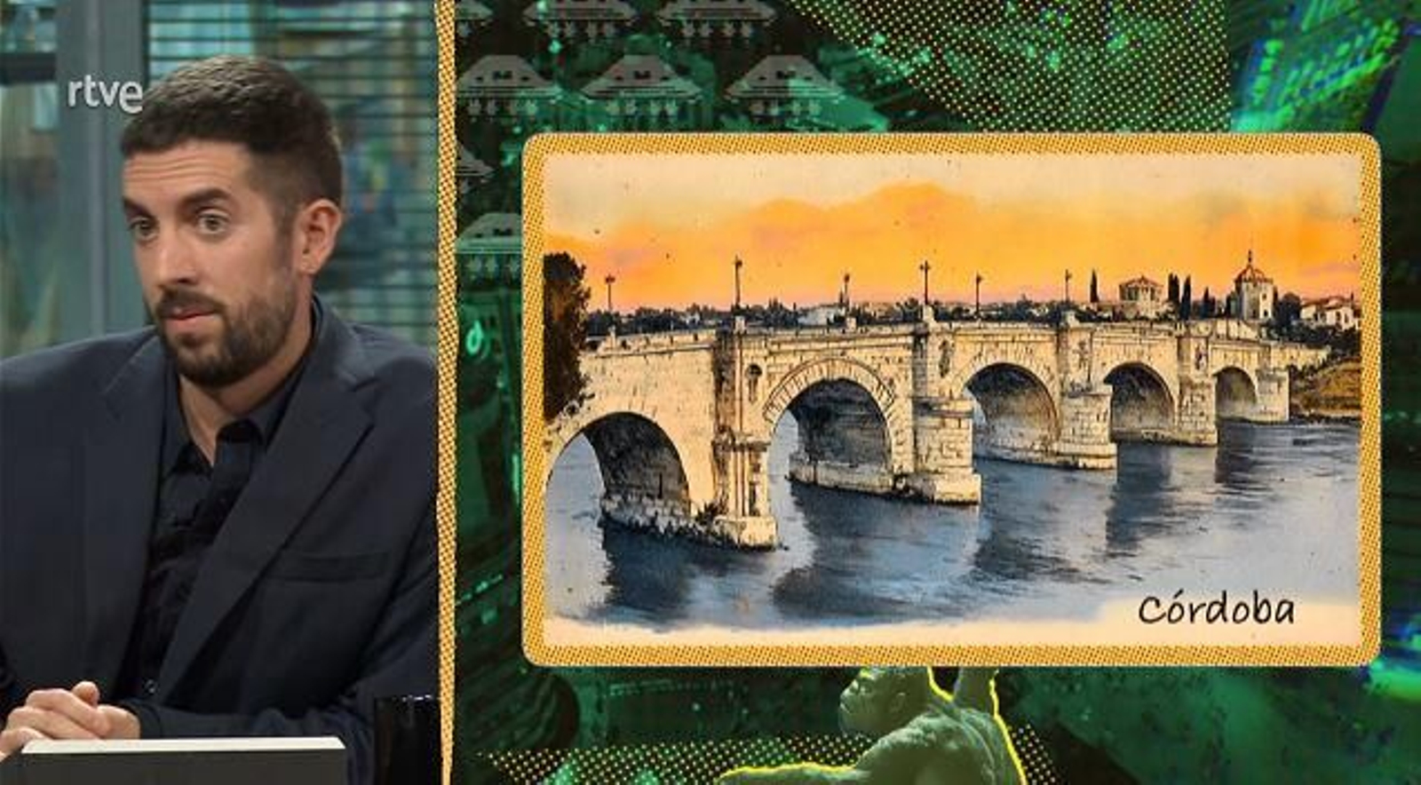 Broncano, con la acuarela de Córdoba.