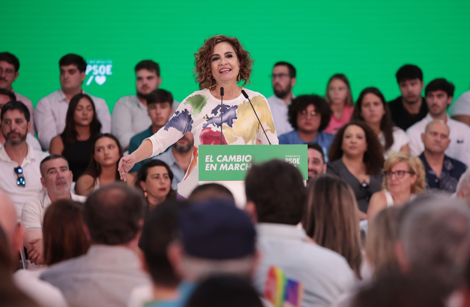 María Jesús Montero presenta en Jerez su candidatura a la Junta de Andalucía