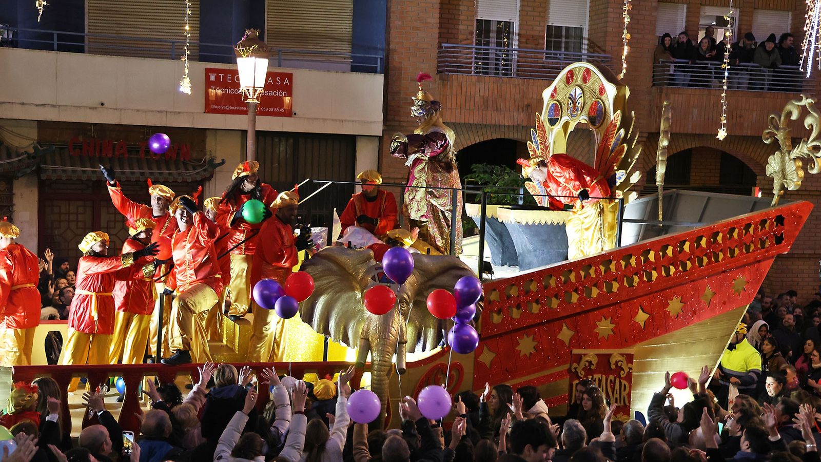 Baltasar llegando a Palmera.