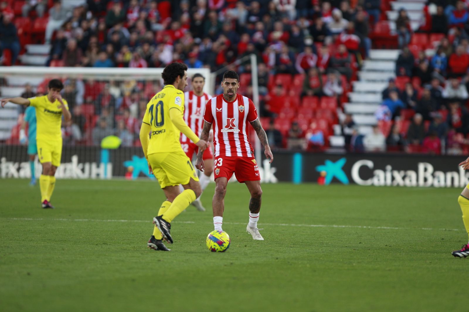 Imágenes de la derrota de la U.D. Almería ante el Villarreal por 0 a 2