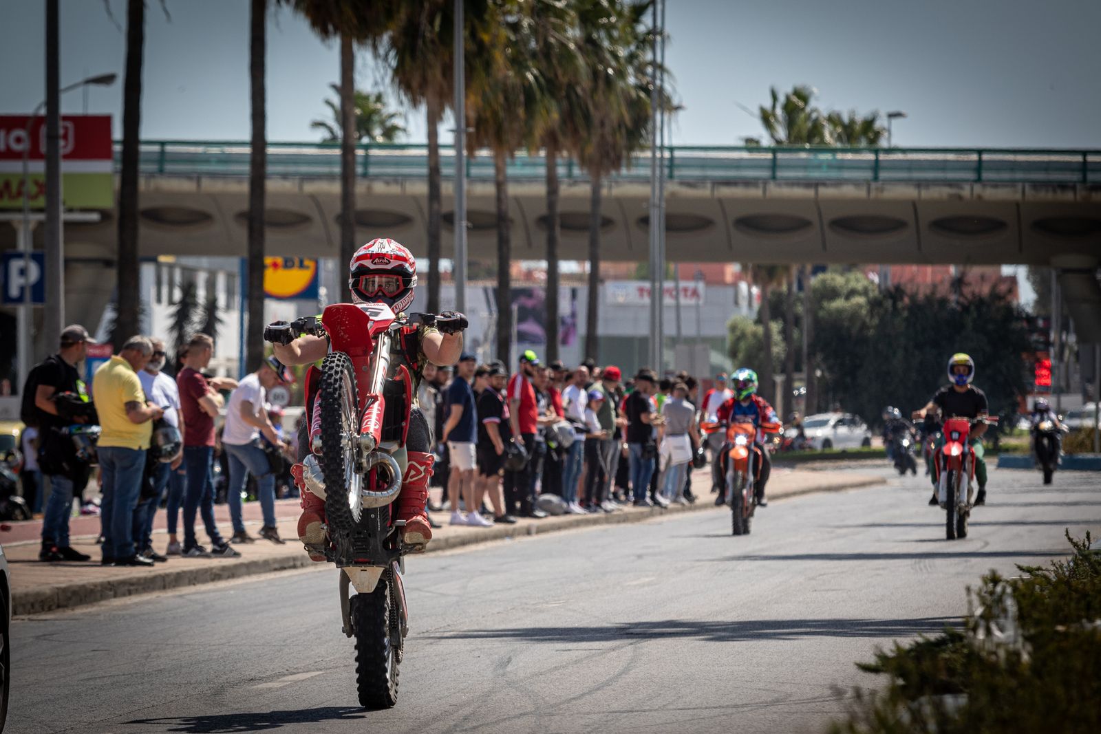 Imágenes de la motorada en El Puerto