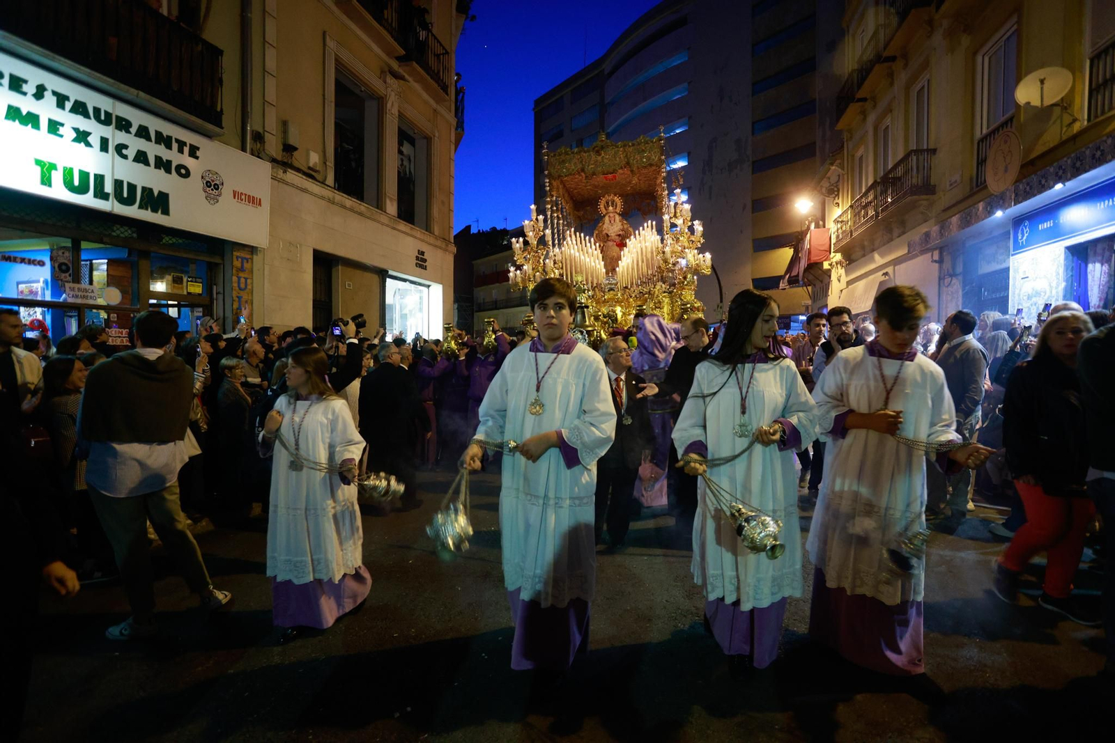 Fotos de La Sangre este Miércoles Santo en Málaga Fotos de La Sangre este Miércoles Santo en Málaga