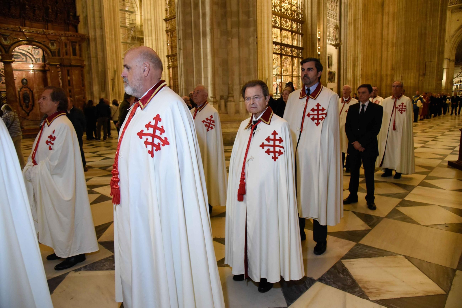 La espada de San Fernando, en la procesión de San Clemente