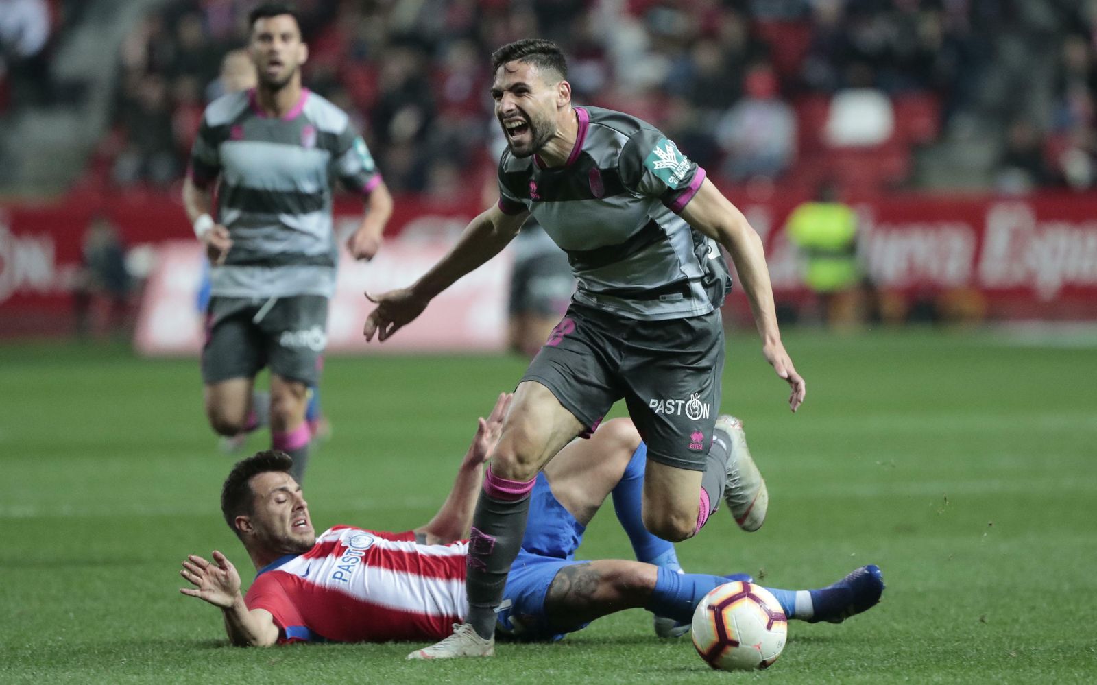 Las imágenes del Sporting de Gijón-Granada CF