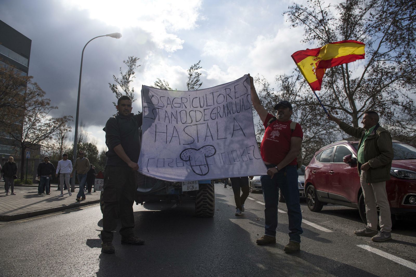Curiosidades: las mejores fotos de la manifestación del campo en Granada