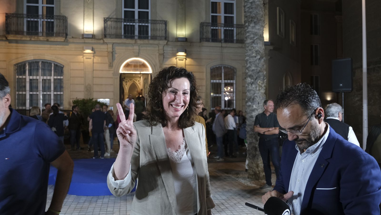 Imágenes de la noche de Elecciones Municipales 2023, en Almería
