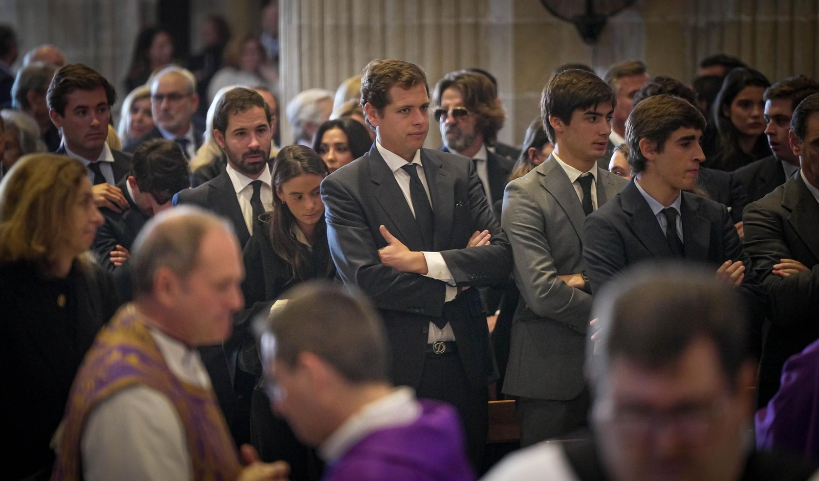 Imágenes del funeral de Álvaro Domecq en la catedral de Jerez
