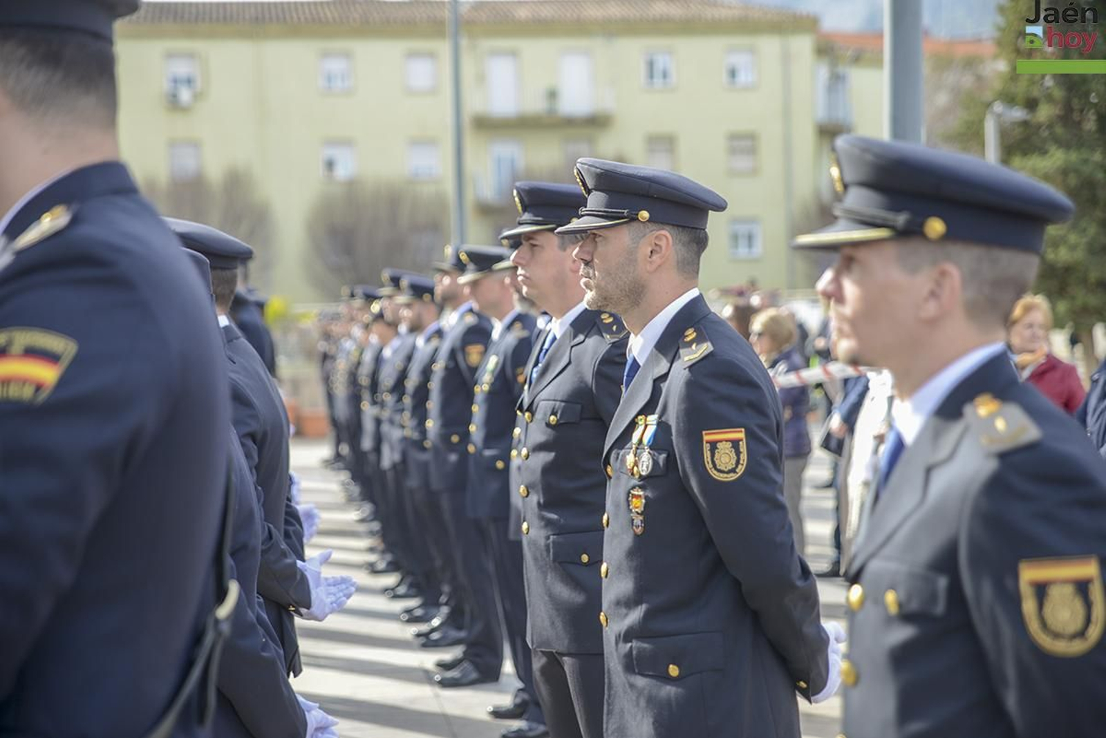 Celebración del bicentenario de la Policía Nacional en Jaén.