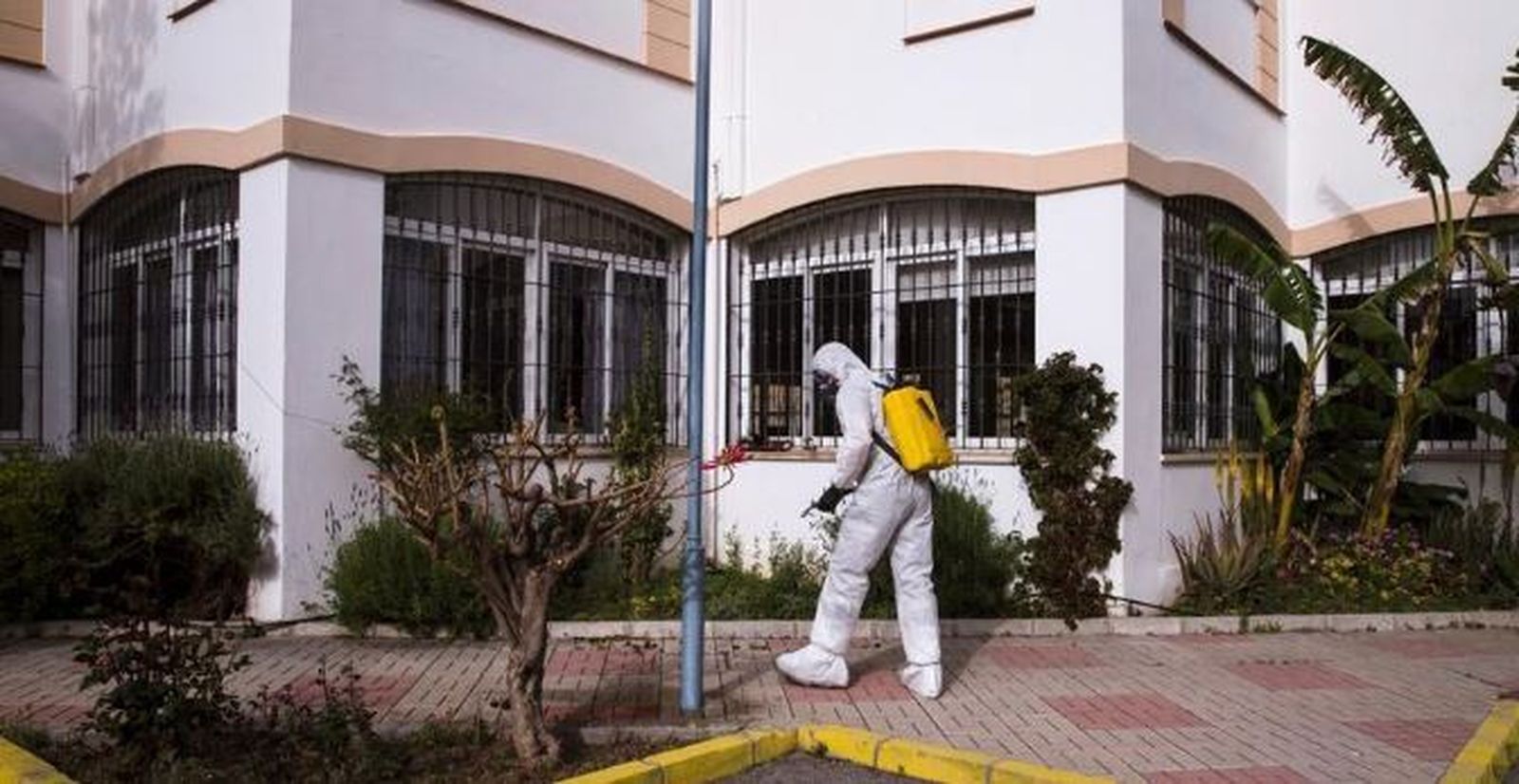 Desinfección de una residencia.