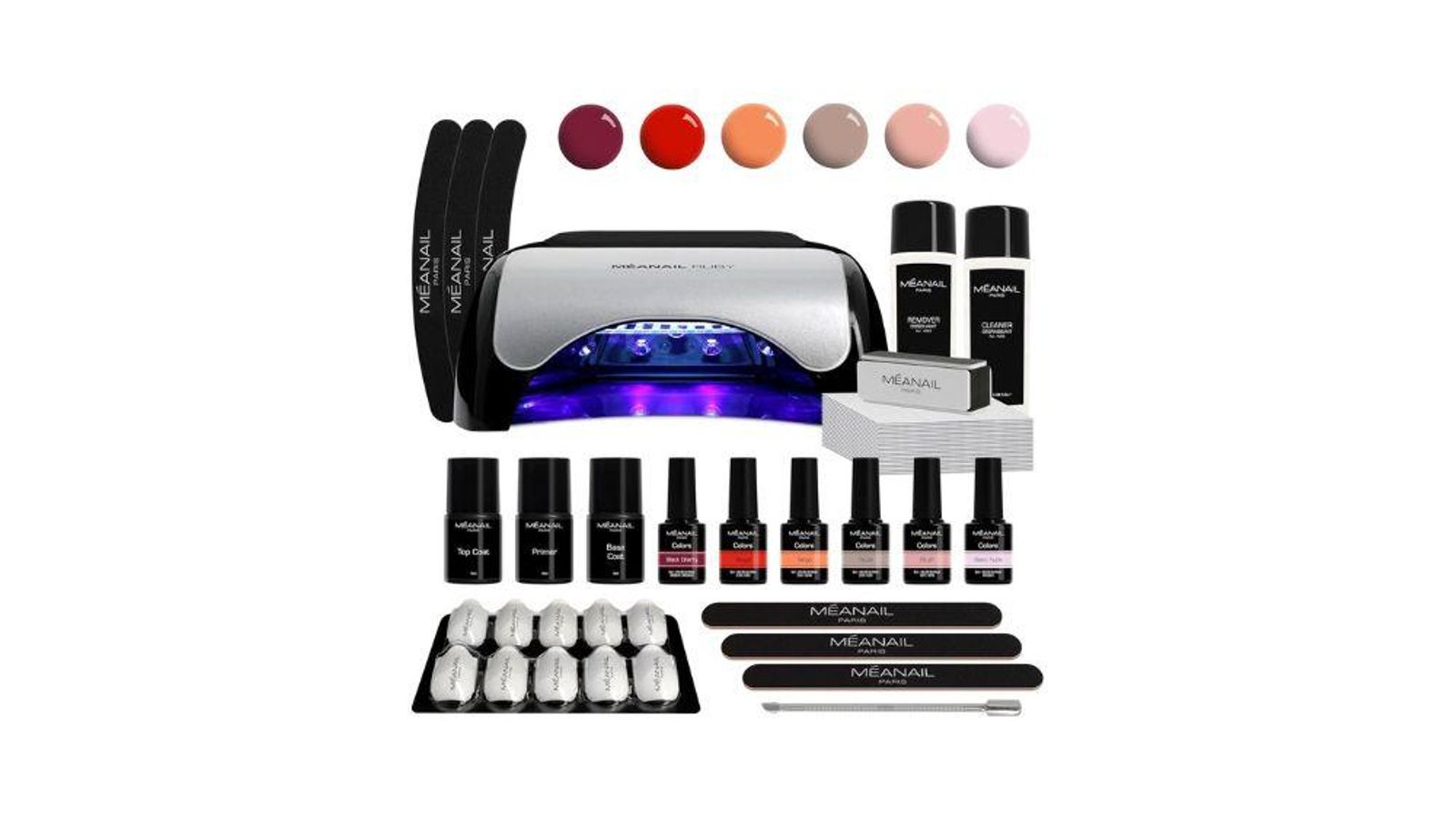 Set completo secador de uñas gel manicura y pedicura