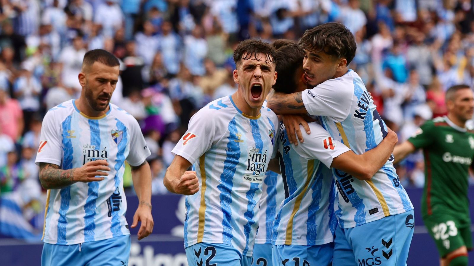 El Málaga CF - Eibar, en fotos