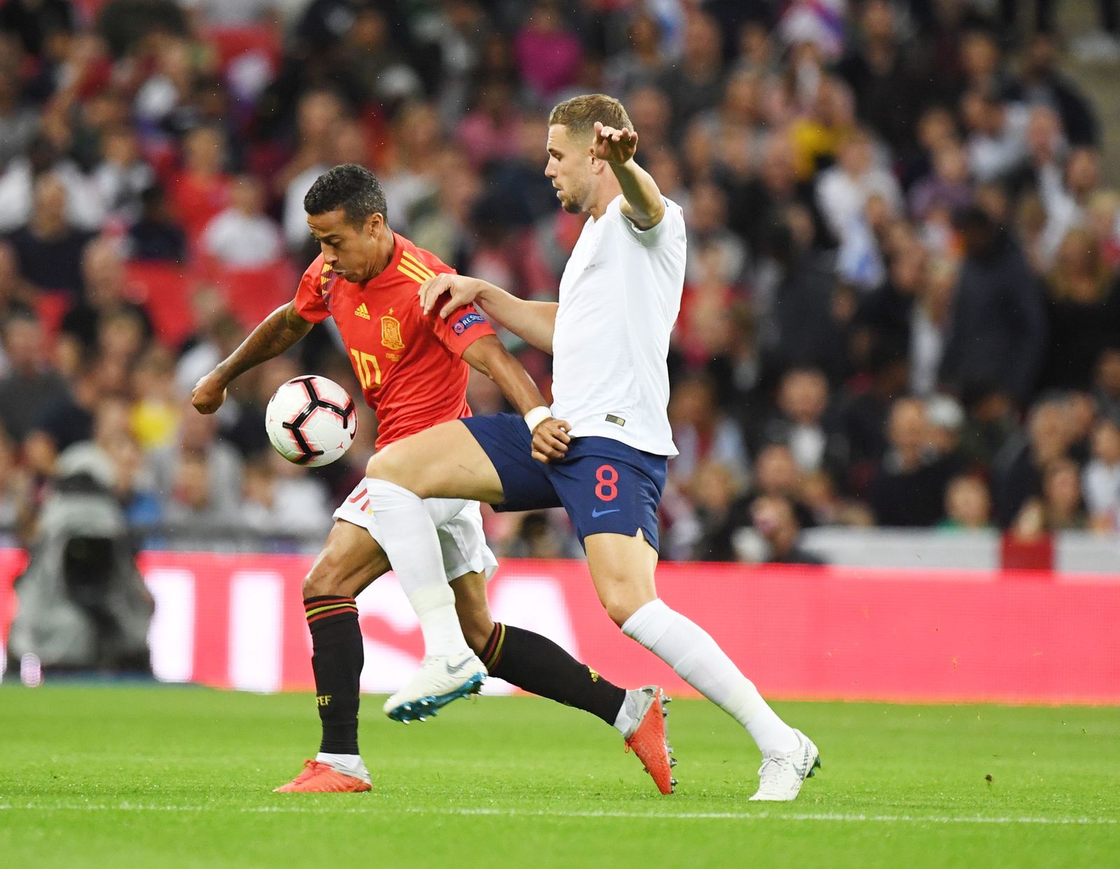 Las imágenes del Inglaterra-España